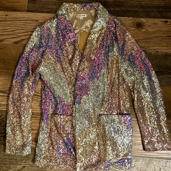 Sequin Multicolor Blazer - Picture 5 of 5